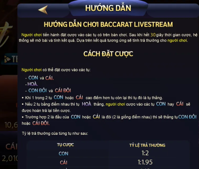 Chinh Phục Siêu Phẩm Baccarat Livestream Tại ManClub Với Tỷ Lệ Thắng Lớn