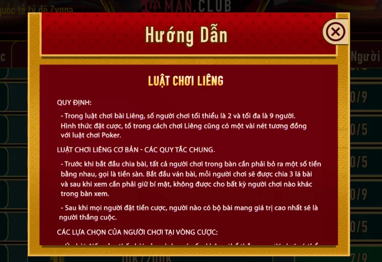 Chinh Phục Siêu Phẩm Liêng Tại ManClub Đẳng Cấp Dành Cho Các Cao Thủ
