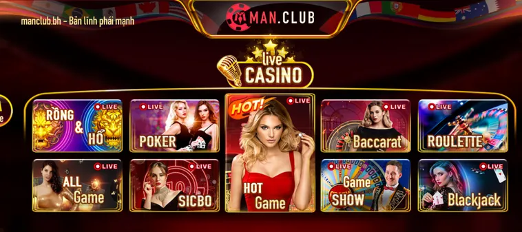 Live Casino Livestream Tại ManClub Trải Nghiệm Sòng Bạc Trực Tiếp Đỉnh Cao Nhất Năm