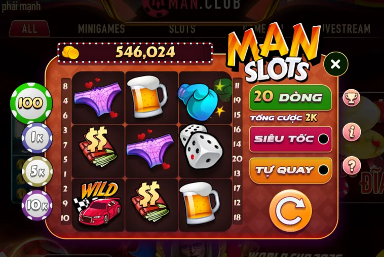 Chinh Phục Siêu Phẩm Minigame Man Slot Tại ManClub Với Giải Thưởng Khổng Lồ