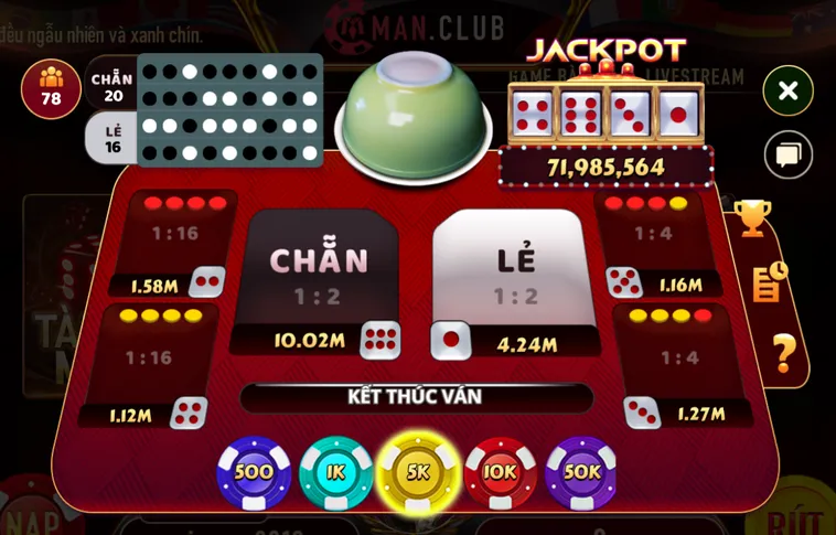 Chinh Phục Siêu Phẩm Minigame Mini Xóc Dĩa Tại ManClub Đẳng Cấp