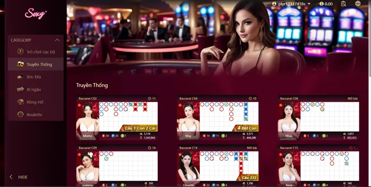 Sexy Gaming Livestream Tại ManClub Trải Nghiệm Sòng Bạc Đầy Lôi Cuốn Với Dealer Nóng Bỏng